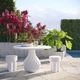 TOV Furniture Tulum Ivory Concrete Dining Table-4