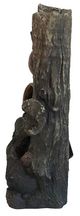 A & B Home Aged Brown 4-Tier Broken Pot Outdoor Water Fountain-2