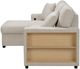 Homelegance® Pompano 2-Piece Beige Left-Arm Facing Pull-out Sleeper Sectional and Chaise-3