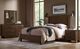 Vaughan-Bassett Lodge & Loft Dark Oak California King Radius Poster Bed-1
