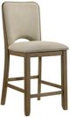 Crown Mark Cockrell Beige/Brown Counter Dining Height Chair-0