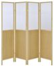 Coaster® Mattison 4-Panel Natural Room Divider Folding Shoji Screen-2