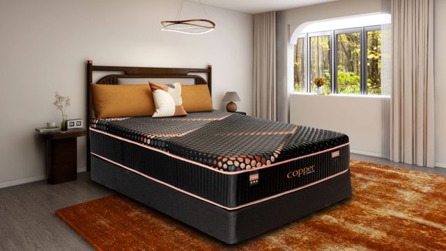 Spring Air® Copper 13.5" Hybrid Firm Smooth Top California King Mattress-1