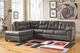 Signature Design by Ashley® Alliston Gray Right Arm Facing Sofa-0