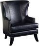 Porter International Designs Grant Black Accent Chair-0