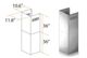 ZLINE 36" Stainless Steel Chimney Extension-2