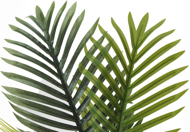 Monarch Specialties Inc. Green/White 28" Tall Artificial Potted Palm Tree-2
