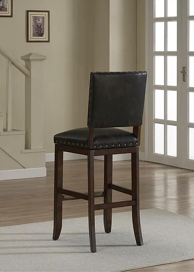 American Heritage Billiards Sutton Suede Brown Bar Stool-2