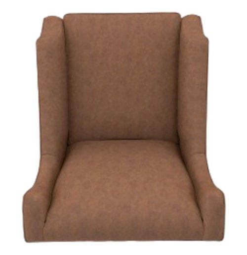 Best® Home Furnishings Customizable Keatling Leather Accent Chair with Honey Birch Legs-4