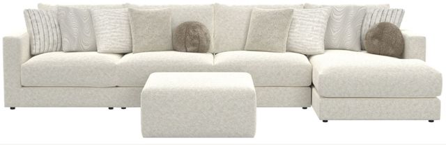 Jackson Furniture Ritzy 5-Piece Bone Right-Arm Facing Sectional with Ottoman-3