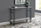 Monarch Specialties Inc. Grey 48"L Black Metal Hall Console Table-2