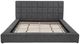 Coaster® Dreux Gray Queen Upholstered Platform Panel Bed-3