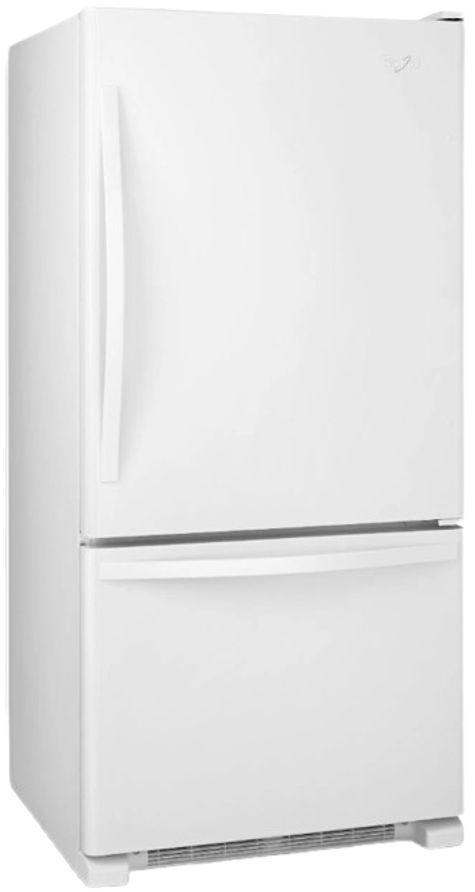 Whirlpool® Gold® 33 in. 22.0 Cu. Ft. White Bottom Freezer Refrigerator-3