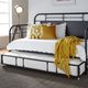Liberty Furniture Vintage Black Twin Metal Day Bed with Trundle-0