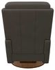 La-Z-Boy® Finley Otter Leather Manual Swivel Gliding Recliner-4