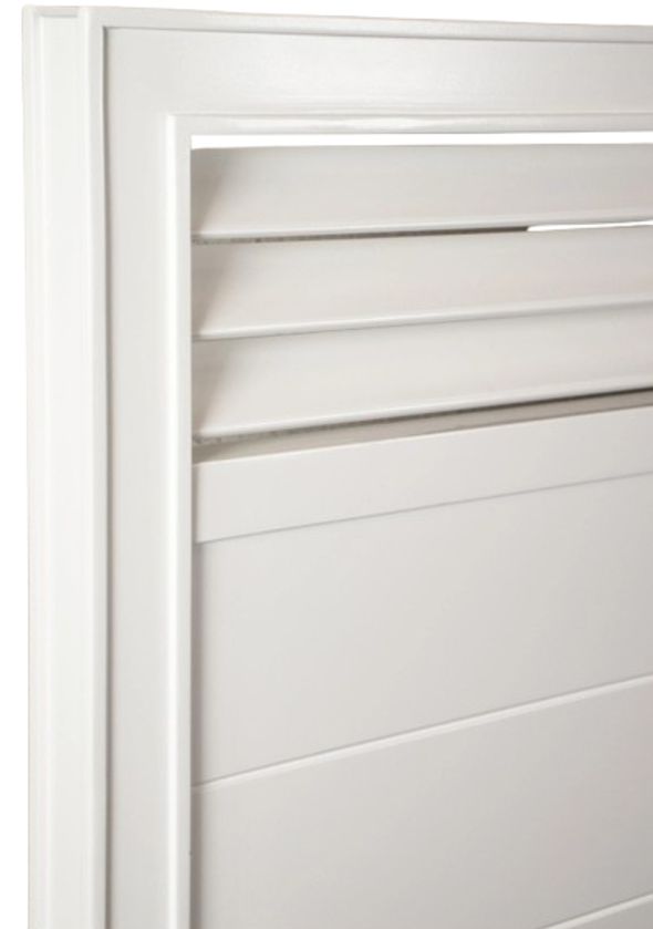 Riverside Furniture Talford Cotton King Louver Panel Bed-3