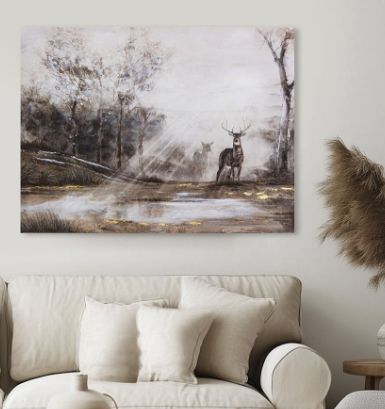 YHD A Dear's Path Wall Art-1