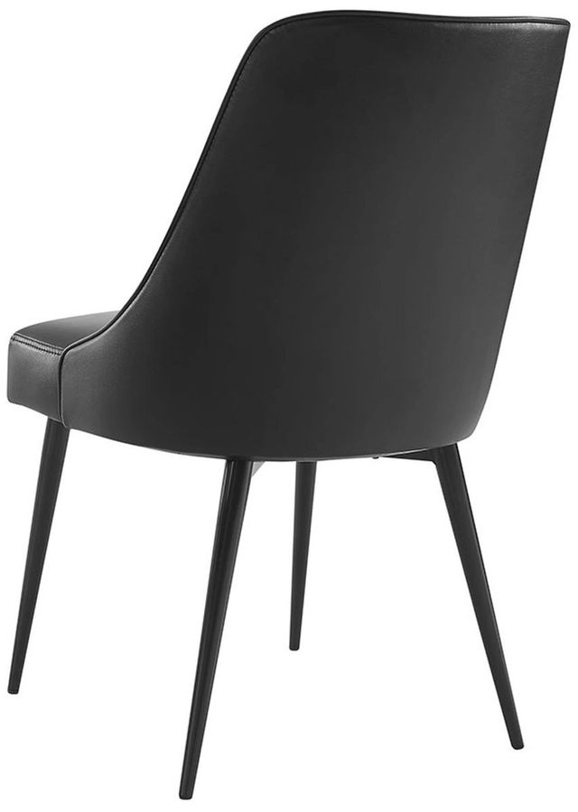 Steve Silver Co. Colfax Black Upholstered Dining Side Chair-1