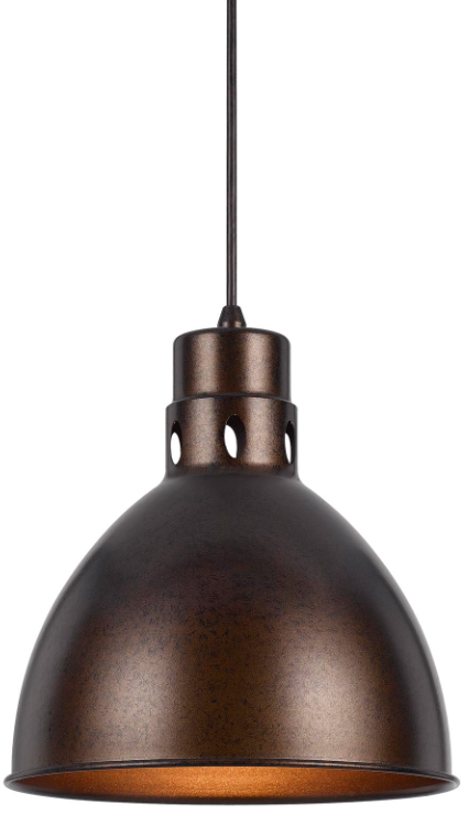 Cal® Lighting & Accessories Webster Rust Pendant-0