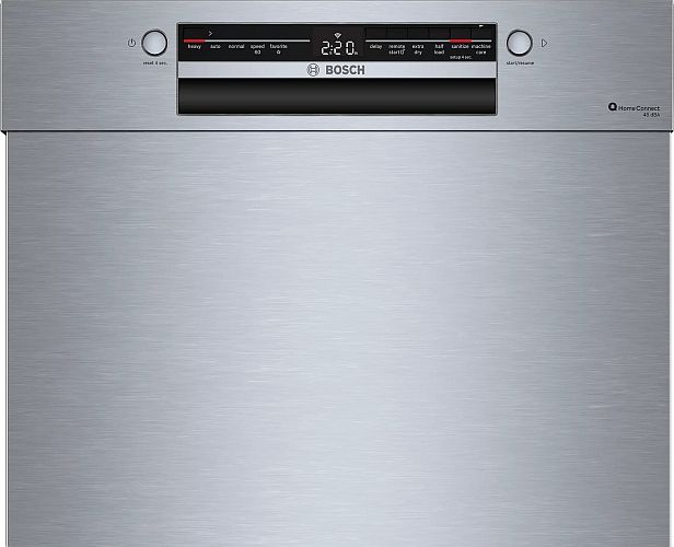 Bosch® 100 Series 24" Stainless Steel Front Control Built-In Dishwasher-3
