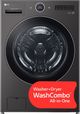WM6998HBA | WDP6B - LG 5.0 Cu. Ft. Black Steel Washer Dryer Combo WITH PEDESTAL!-3