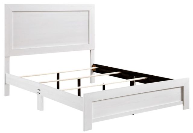 Mazin Furniture Corbin White Queen Panel Bed-3