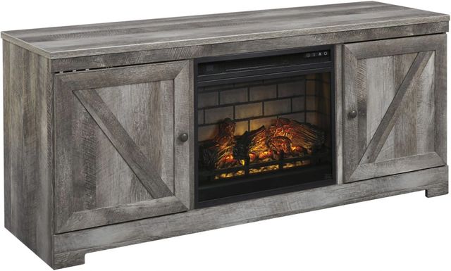 Signature Design by Ashley® Wynnlow 4-Piece Gray Entertainment Center with Electric Fireplace-1