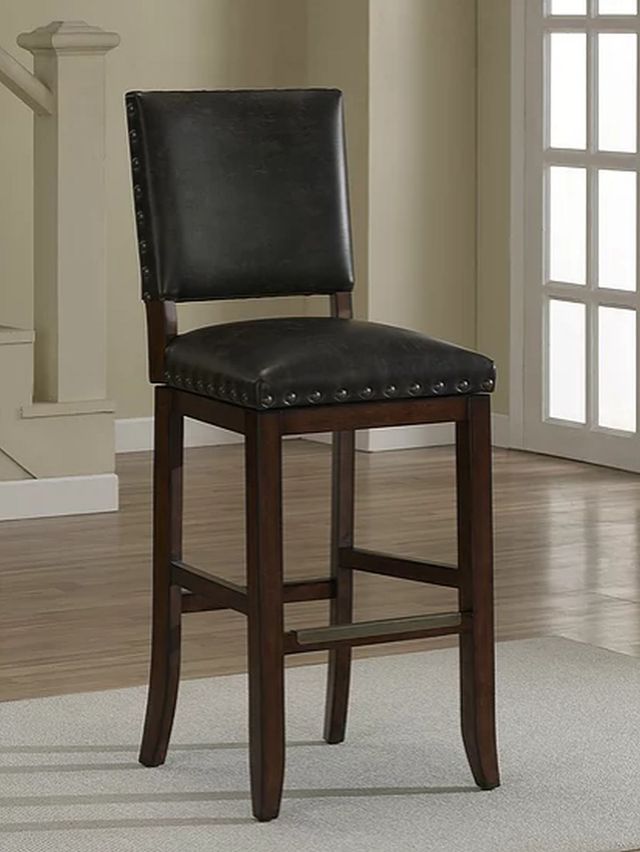 American Heritage Billiards Sutton Suede Brown Counter Stool-1