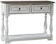 Liberty Furniture Magnolia Manor Weathered Bark Hall Console with Antique White Base-0