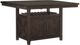 Mazin Furniture Oxton Distressed Dark Cherry Counter Height Dining Table-0