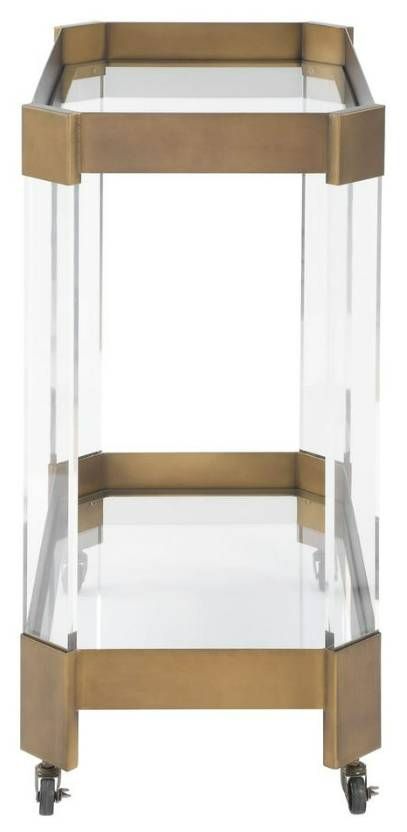Uttermost® Giselle Bronze Bar Cart-4