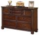 Signature Design by Ashley® Leahlyn 2-Piece Warm Brown Queen Panel Bed Set-2