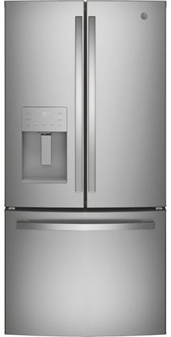 GE Profile™ 33'' 24.8 Cu. Ft. Fingerprint Resistant Stainless French Door Refrigerator