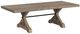 Elements International Yellowstone 7-Piece Gray/Medium Brown Dining Set-1