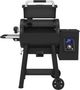 Broil King® Regal™ 400 26" Black Freestanding Wood Pellet Grill-1