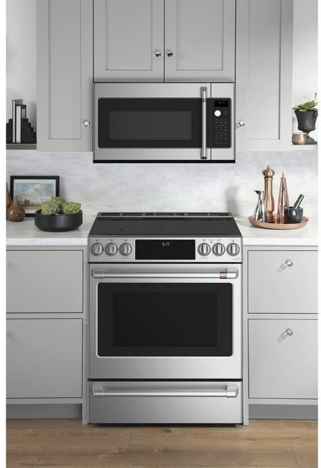 Café 30" Stainless Steel Slide In Induction Range