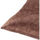 Surya Collins Dark Brown 20"x20" Toss Pillow with Down Insert-1