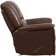 Flexsteel® Meet Your Perfect Match Plush Tavern Brown Manual Swivel Gliding Recliner-2