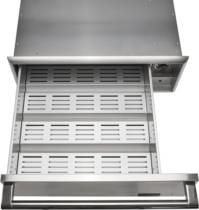 Coyote® 30" Stainless Steel Outdoor Warming Drawer-2
