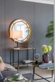 A & B Home Black/Gold Geometric Table Lamp-5