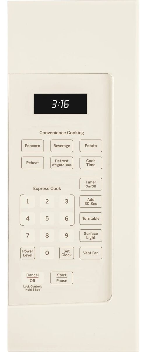 GE® 1.6 Cu. Ft. Bisque Over The Range Microwave-2