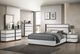 Furniture of America® Birsfelden Metallic Gray/White Chest-1