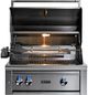 LYNX® Professional 30" 2-Burner Limestone Built-In Liquid Natural Gas Grill with Rotisserie-2
