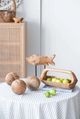 A & B Home 3-Piece Natural Teak Ball Set-2