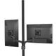 Chief® Kontour™ Black K2P Dual Monitor Pole Mount Articulating Arms-0