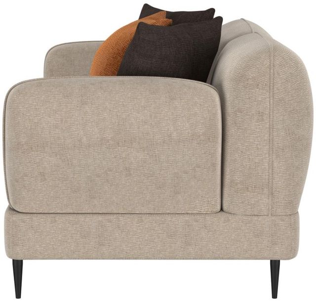 Coaster® Jade Latte Upholstered Sculpted Track Arm Loveseat-3