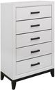 Global Furniture USA Kate Foil White Chest-0
