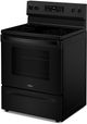 Whirlpool® 30" Black Freestanding Electric Range-2