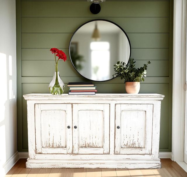 Nest Home Collections Mimi Antique White Cabinet-1