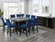 Steve Silver Co. Camila Gray Counter Counter Dining Table with Ebony Base-1